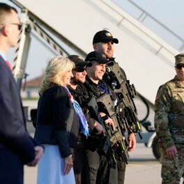 Jill Biden, la baza Militară Mihail Kogălniceanu în România