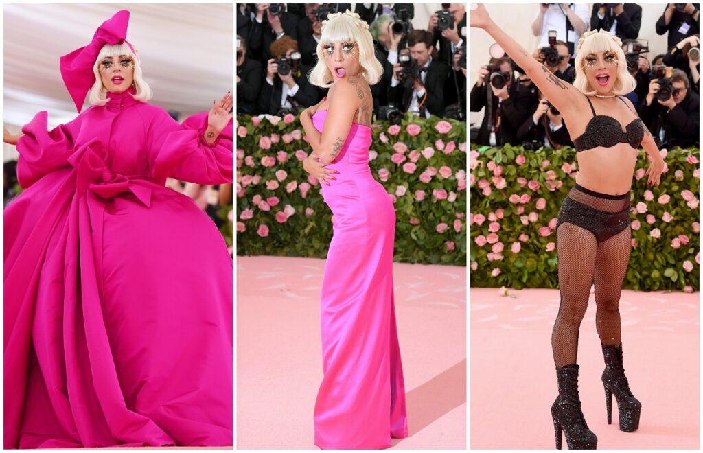 Lady Gaga a schimbat trei ținute diferite la Met Gala 2019