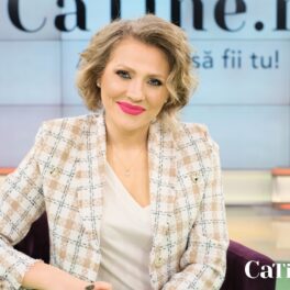 Mirela Vaida, relaxată și zâmbitoare la interviul CaTine.ro