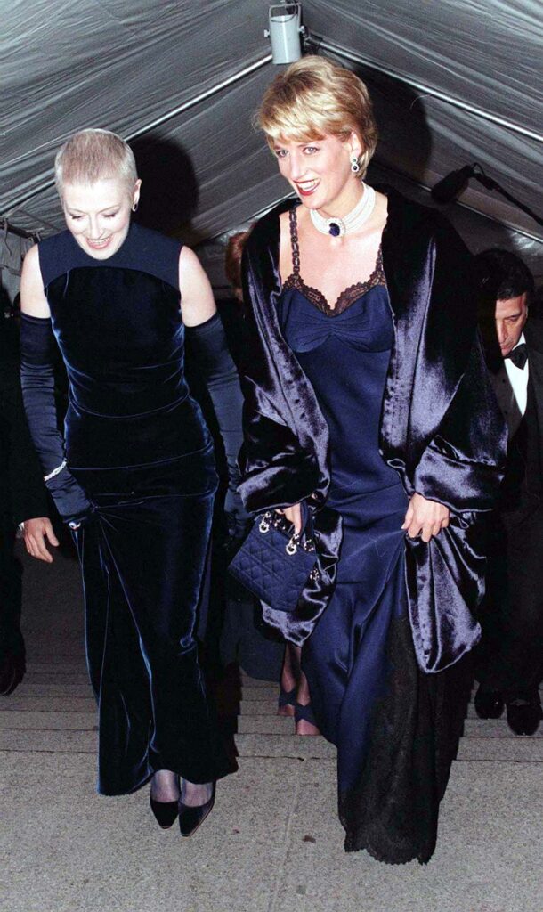 Prințesa Diana a purtat o rochie semnată de Dior la Met Gala 1996