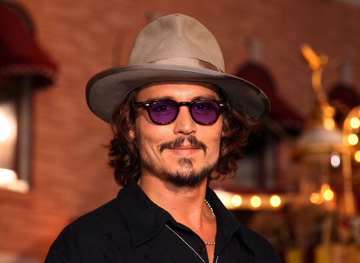 Johnny Depp la premiera filmului Pirații din Caraibe din 2006