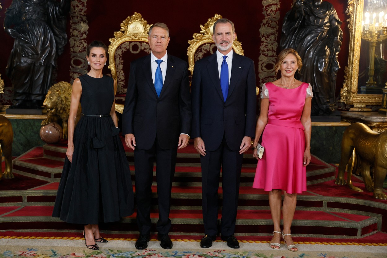 Regii Spaniei, alături de soții Iohannis, la un dineu la palat