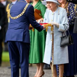 Regina Elisabeta, la Ceremonia Cheilor, în Edinburgh