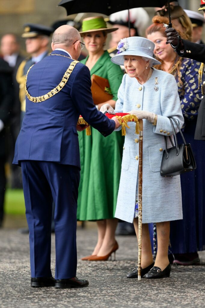 Regina Elisabeta, la Ceremonia Cheilor, în Edinburgh