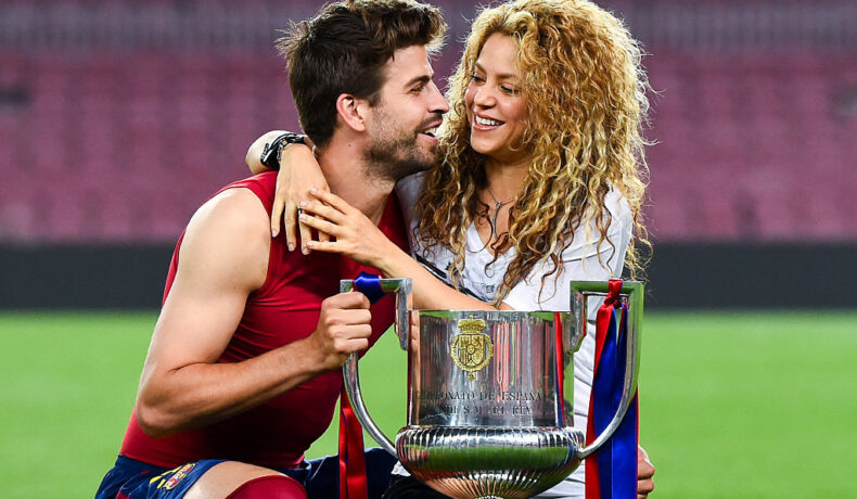 Shakira, la un meci de fotbal al lui Pique
