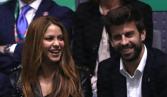 Shakira și Pique, imagine din 2019, de la Cupa Davis
