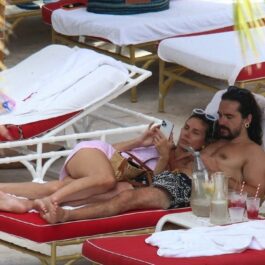 Heidi Klum în brațele lui Tom Kaulitz în timpul vacanței din Florida