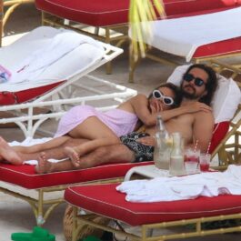 Heidi Klum în brațele soțului său, Tom Kaulitz