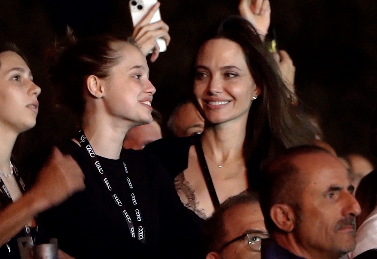 Angelina Jolie și Shiloh Jolie-Pitt au mers împreună la concertul trupei Maneskin