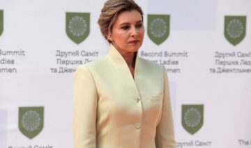Olena Zelensky, la o întâlnire în Kiev