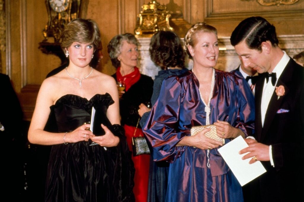 Prințesa Diana alături de Grace Kelly și Prințul Charles