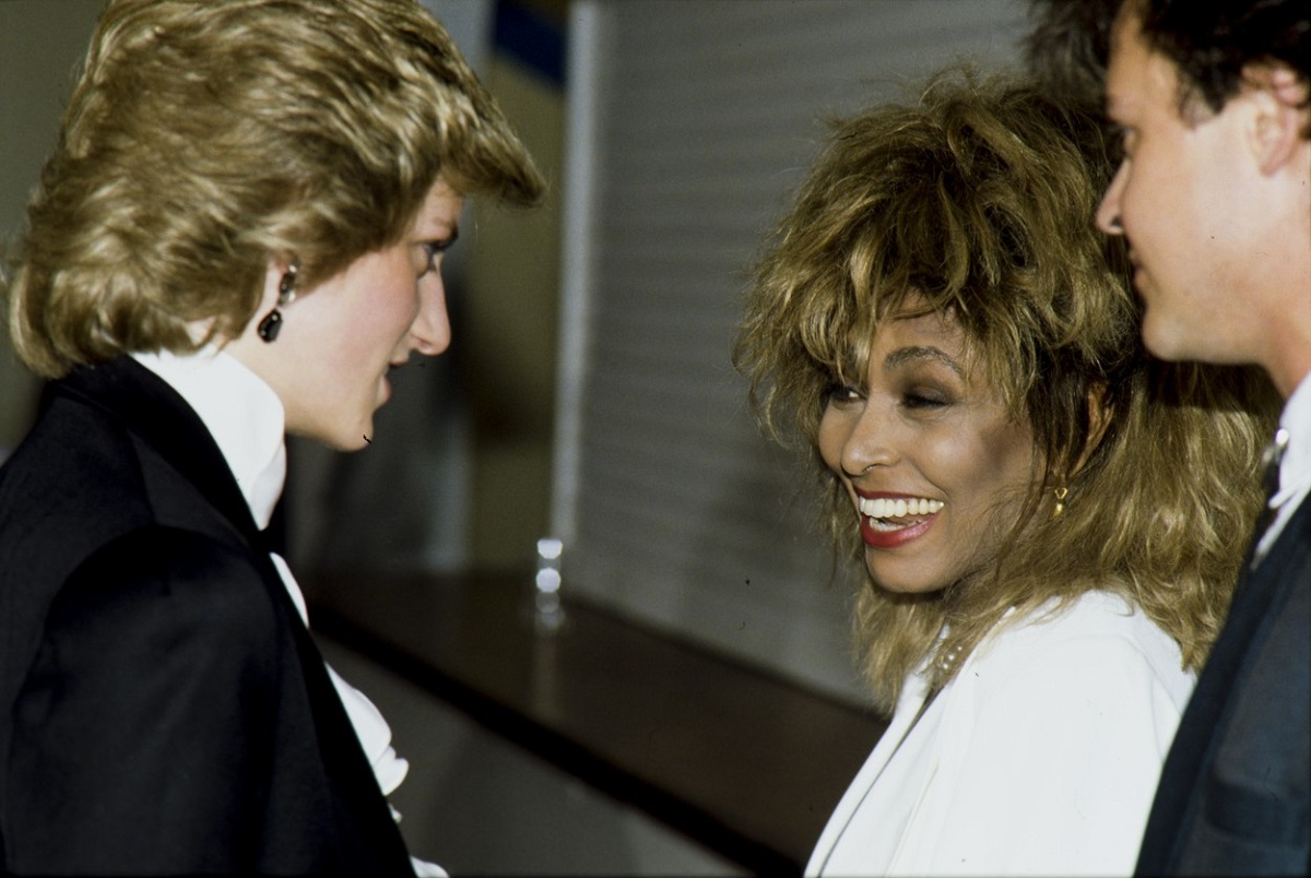 Tina Turner este una din principalele vedete care au întâlnit-o pe Prințesa Diana