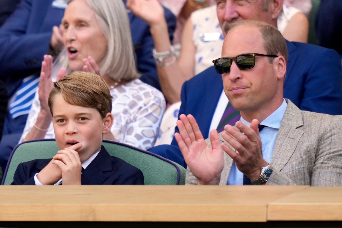 Prințul George a participat la Wimbledon în loja regală alături de tatăl său, Prințul William și Duce de Cambridge