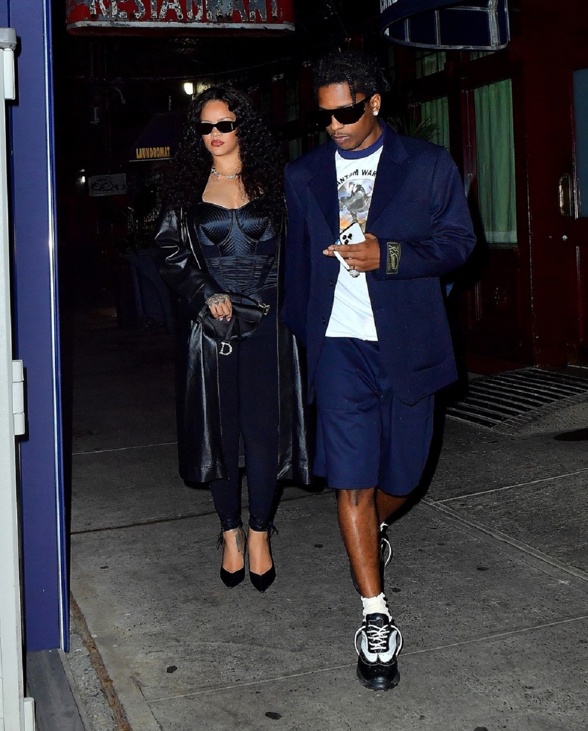 Rihanna și A$AP Rocky au luat cina în New York la un restaurant de lux