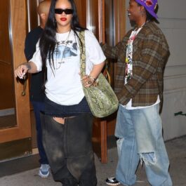 Rihanna și A$AP Rocky a luat cina în New York