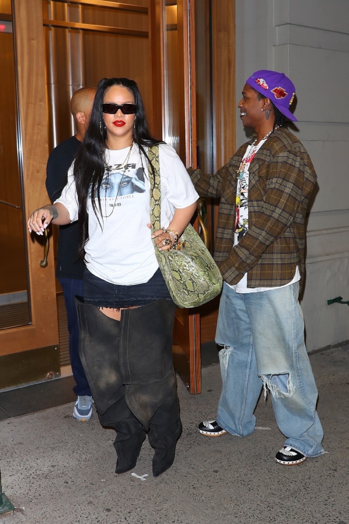 Rihanna și A$AP Rocky a luat cina în New York