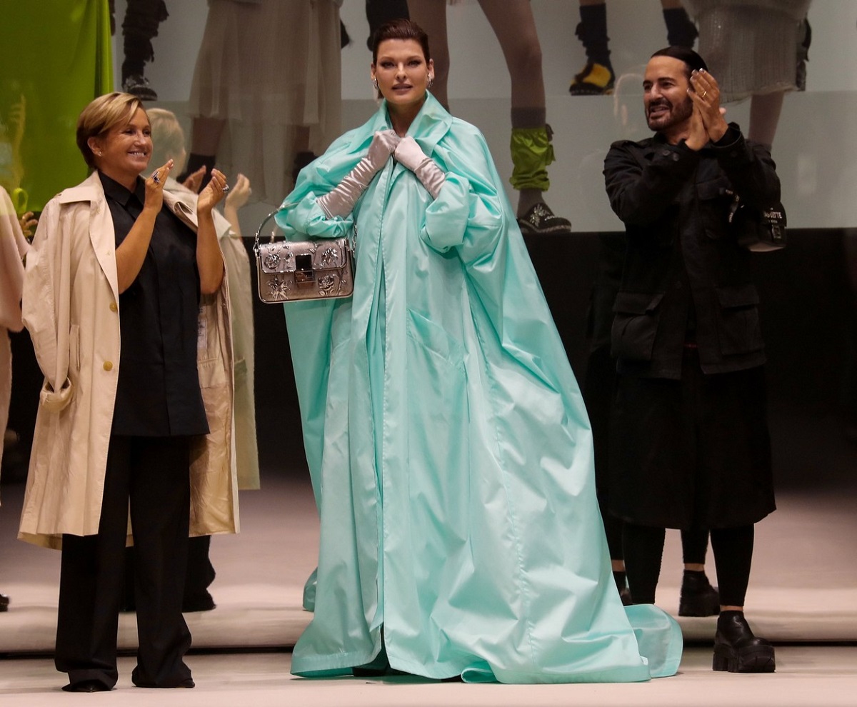Linda Evangelista s-a pozat alături Marc Jacobs la Săptămâna Modei de la New York
