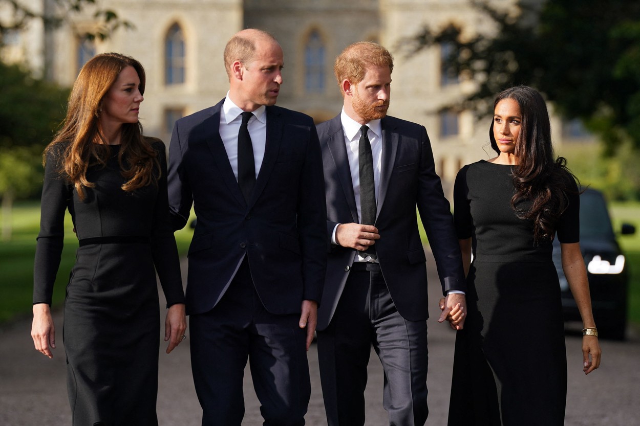 Ducii de Cambridge și Ducii de Sussex, împreună la Windsor