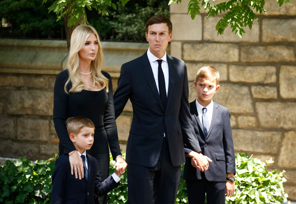 Ivanka Trump, alături de familia ei, la înmormântarea mamei sale