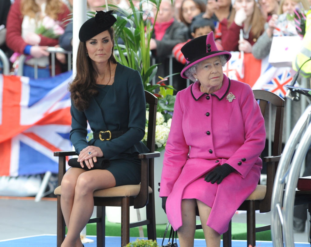 Kate Middleton, alături de Regina Elisabeta, la un eveniment