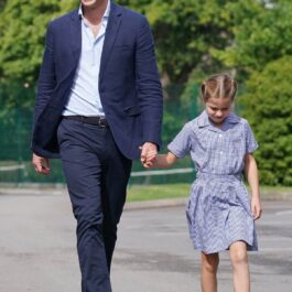 Prințul William de mâncă cu fiica sa, Prințesa Charlotte, în prima zi a noului an școlar
