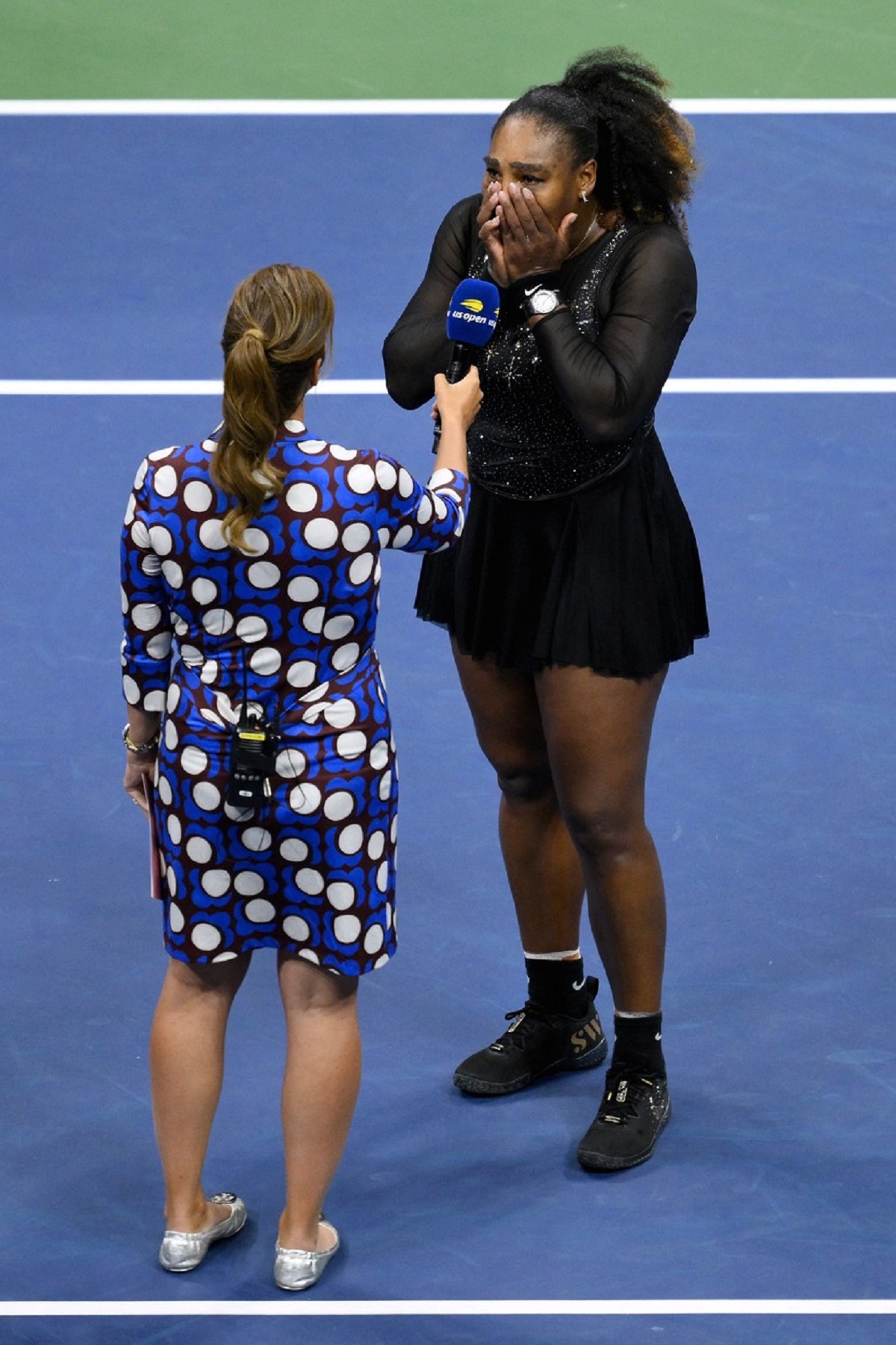 Serena Williams a izbucnit în lacrimi la interviul de la US Open