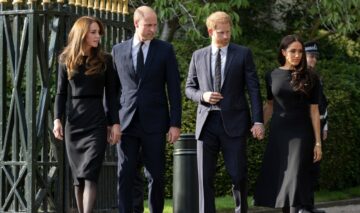 William și Harry, alături de soțiile lor