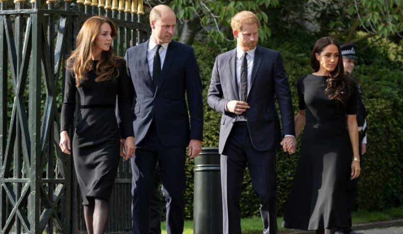William și Harry, alături de soțiile lor