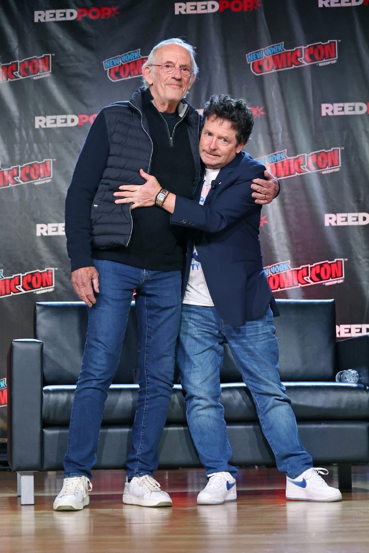 Michael J. Fox şi Christopher Lloyd s-au revăzut după 37 de ani de la lansarea primului film Back to the Future