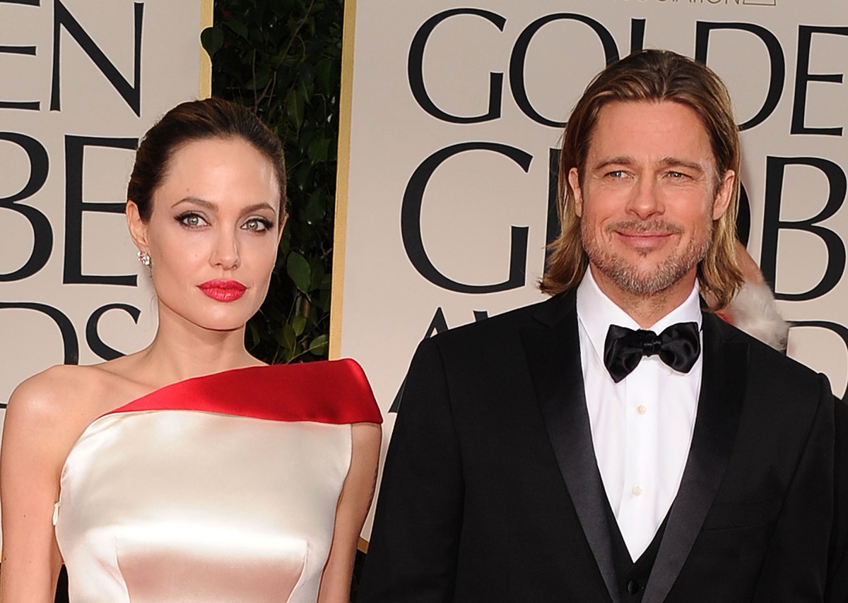 Angelina Jolie alături de Brad Pitt la Gala Bloburilor de aur din 2012