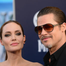 Angelina Jolie și Brad Pitt, la premiera Maleficient