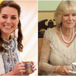 Kate Middleton și Regina Camilla, fotografiate în timp ce consumă ceai