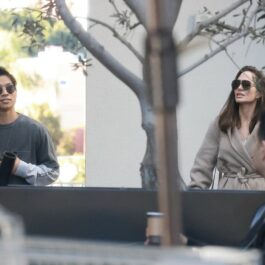 Angelina Jolie, alături de Pax, în timpul unei ieșiri în Los Angeles
