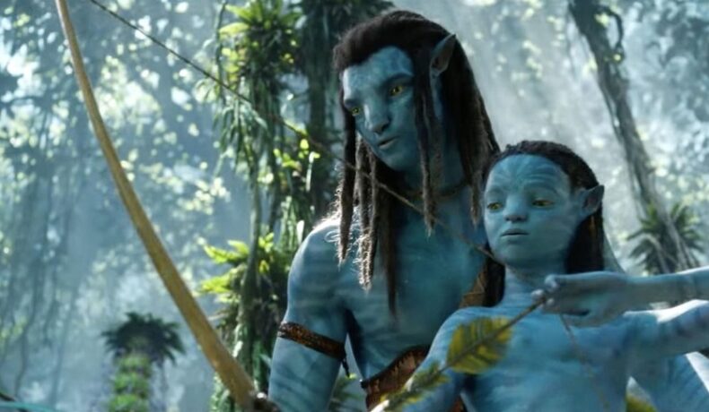 O scenă din filmul Avatar: The Wat of Water, al cărui buget de producție este imens