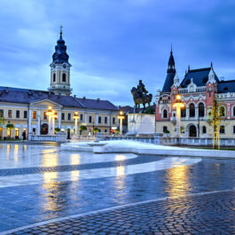 Imagini din centrul orașului Oradea