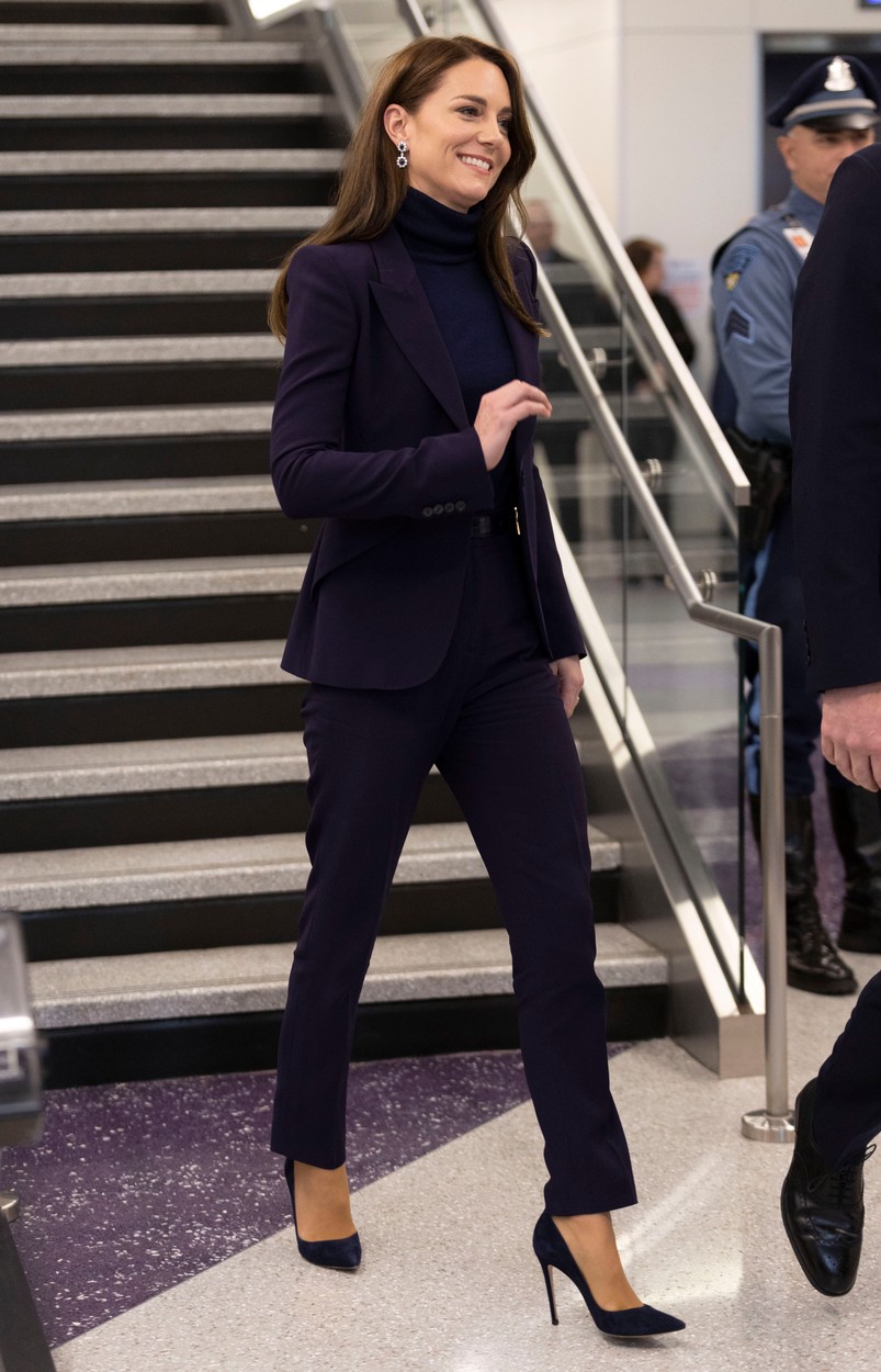 Kate Middleton, elegantă, la o vizită în Boston