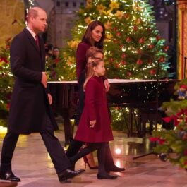 Prințul William și familia sa la Westminster Abbey la concertul anula de Crăciun