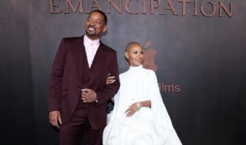 Will Smith alături de soția sa, Jada Pinkett Smith, la premiera filmului Emancipation