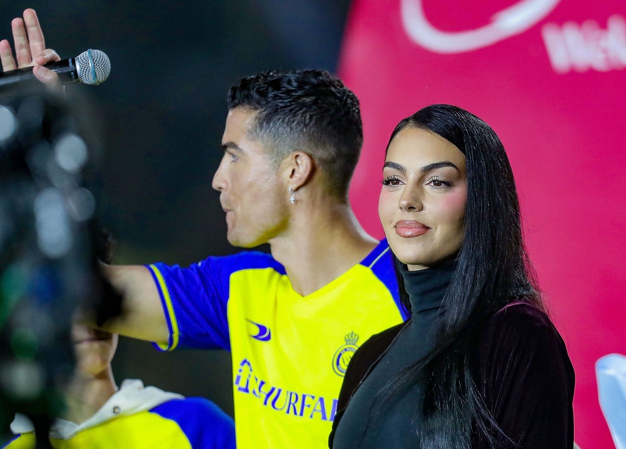 Ronaldo, alături de familie, pe stadionul echipei Al-Nassr