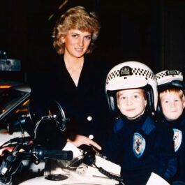 Prințesa Diana alături de Prințul William și Prințul Harry