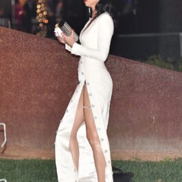 Adriana Lima a purtat o rochie albă la Gala Premiilor Oscar din 2019