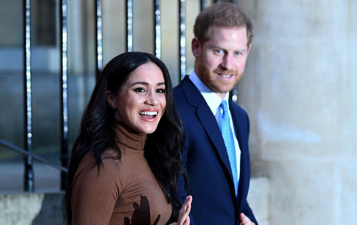 Meghan Markle și Prințul Harry la un eveniment public din Londra din 2019