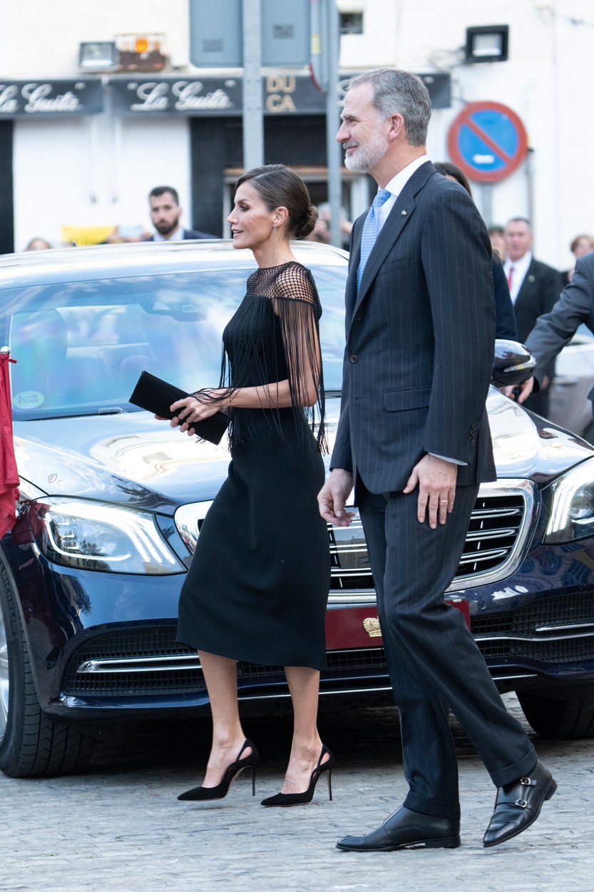 Regina Letizia și Regele Felipe au fost eleganți la un eveniment dedicat limbii spaniole