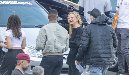 Cameron Diaz a fost surprinsă pe platourile de filmare ale producției Back In Action. Actrița filmează alături de Jamie Foxx în Atlanta