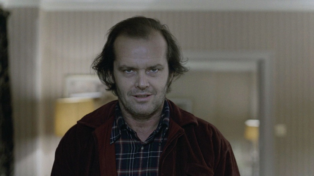 Jack Nicholson într-o fotografie portret din The Shining