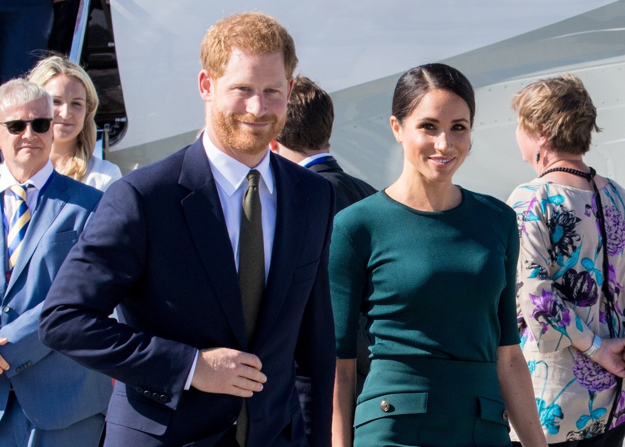 Prințul Harry și Meghan Markle, la slujba de Paște, îmbrăcați elegant