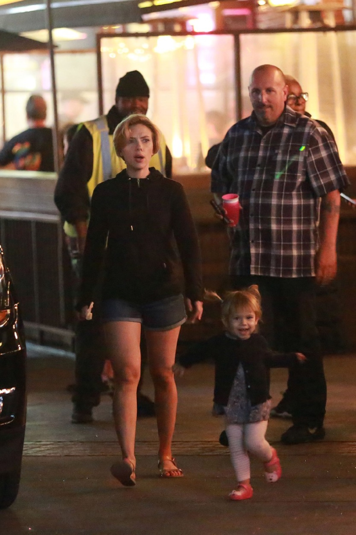 Scarlett Johansson alături de fiica sa, Rose