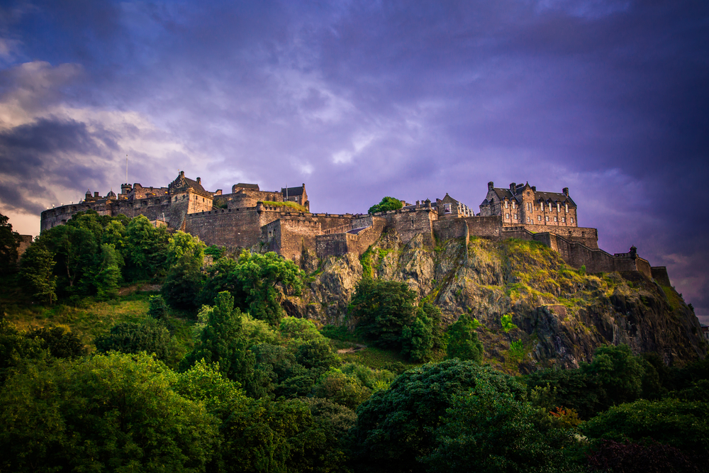 O imagine cu unul dintre castelele Scoției