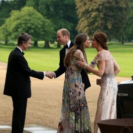 Kate Middleton alături de Rose Hanbury, David Cholmondeley și Prințul William