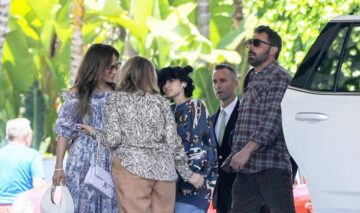 Jennifer Lopez alături de Guadalupe Rodriguez, Ben Affleck și fiica sa, Emme